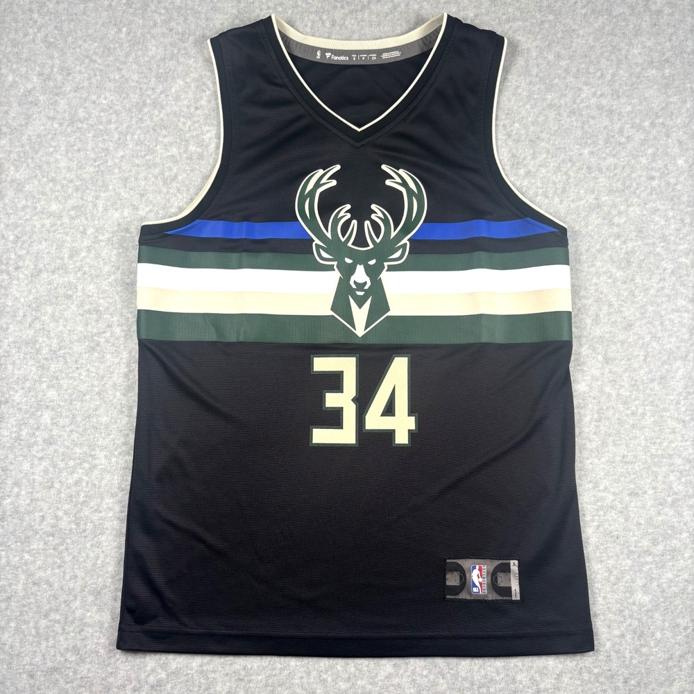 Giannis Antetokounmpo Milwaukee Bucks Fanatics Statement Edition Jersey Men's S